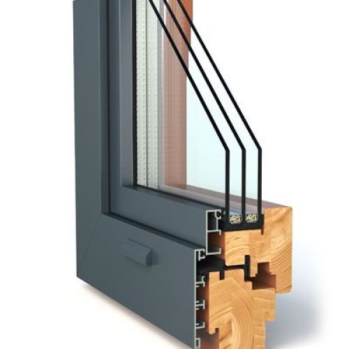 Okna drewniano- aluminiowe DUO